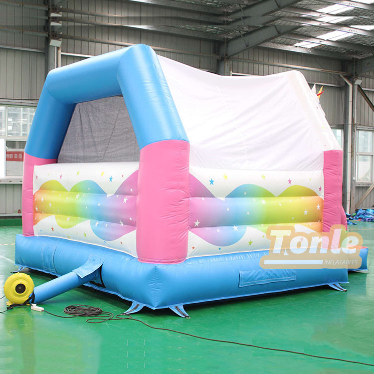 Custom Unicorn Bouncy Castle Inflatable Bounce House Slide Combo