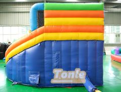 Factory custom inflatable pool water slide with water gun for kids