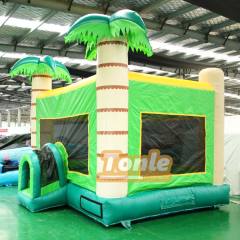 Tropical Palm Tree Themed Bounce House
