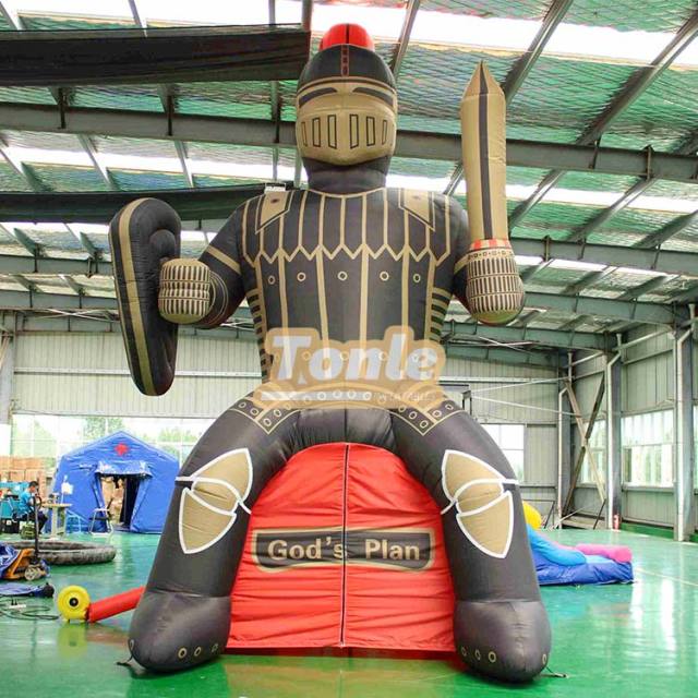 Black Knight Inflatable Sports Tunnel