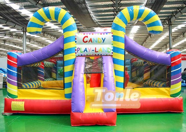 Candy play land Kids Bouncy Castle Bounce House For Sale