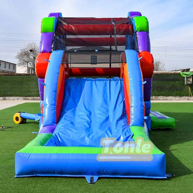 inflatable ferris wheel bounce house jump castle with water slide combo for sale