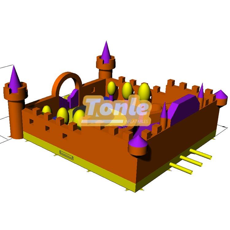 Custom inflatable castle inflatable playground