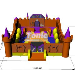 Custom inflatable castle inflatable playground