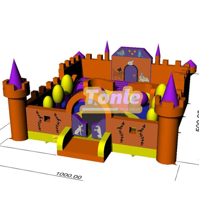 Custom inflatable castle inflatable playground