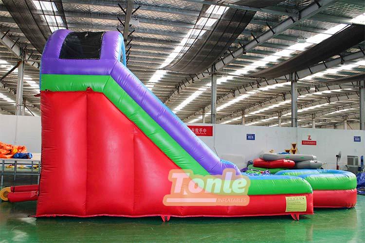 15FT Retro Rainbow Inflatable Water Slide