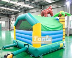 Monkey Palm Tree Themed Bouncy Castle Inflatable Bounce House