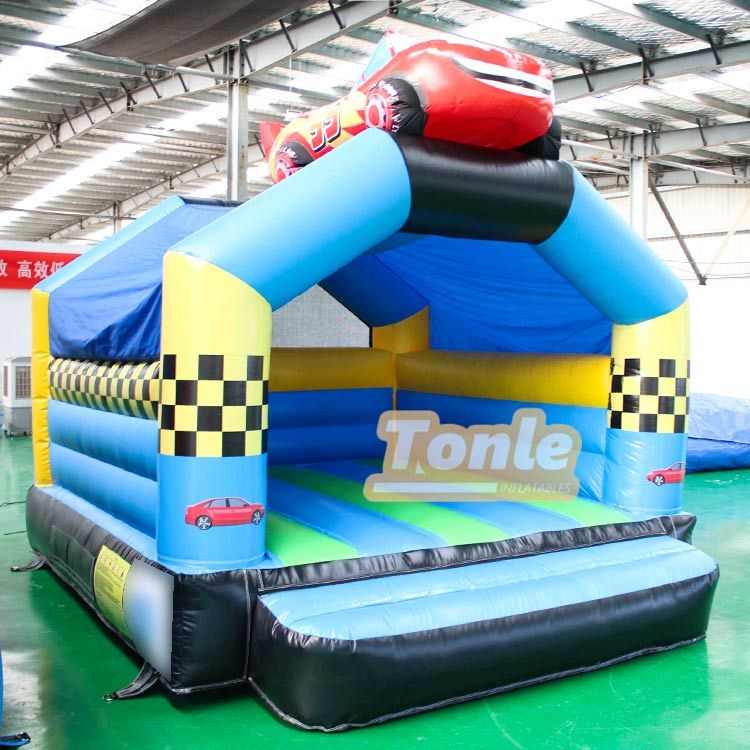 Sports car kart theme bouncy castle inflatable bounce house