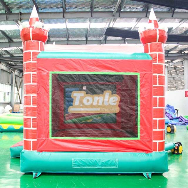 Christmas theme inflatable bounce house bouncy castle