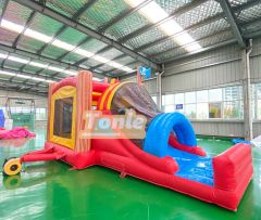 Pirate Ship Themed Inflatable Dry Slide Combo