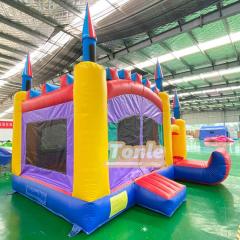 Classic inflatable bounce house, bouncy castle slide combo