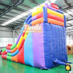 Lego Building Blocks Inflatable Water Slide