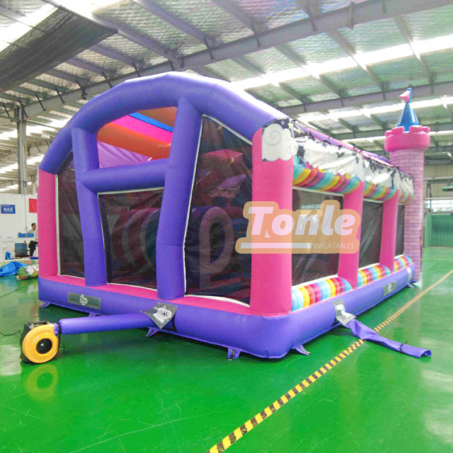 Unicorn Themed Bouncy Castle Inflatable Bounce Playground Amusement Park