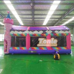 Unicorn Themed Bouncy Castle Inflatable Bounce Playground Amusement Park