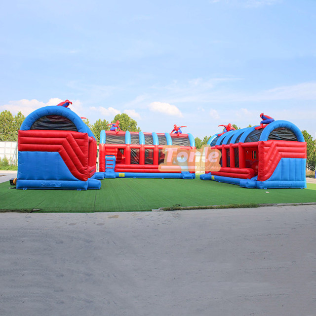 Inflatable Big Red Ball Obstacle Challenge Game