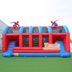Inflatable Big Red Ball Obstacle Challenge Game