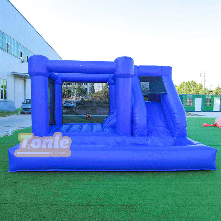 Wedding Bounce House With Slide Combo white bouncy castle