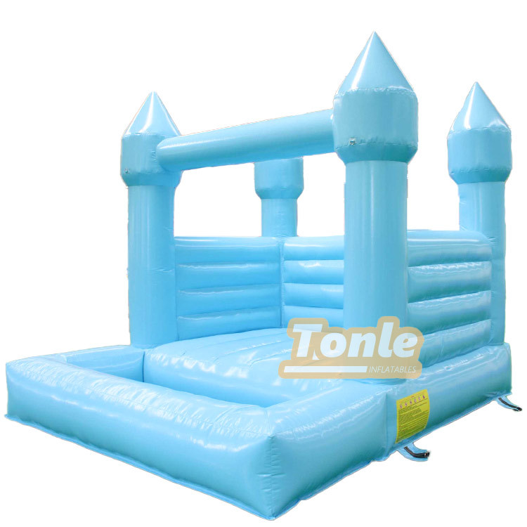 Wedding Bounce House With Slide Combo white bouncy castle
