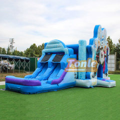 Disney Frozen Themed Inflatable Bounce House Water Slide Combo