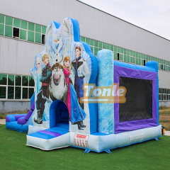 Disney Frozen Themed Inflatable Bounce House Water Slide Combo