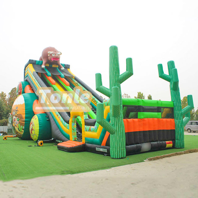 65*33FT Factory customized large inflatable slide
