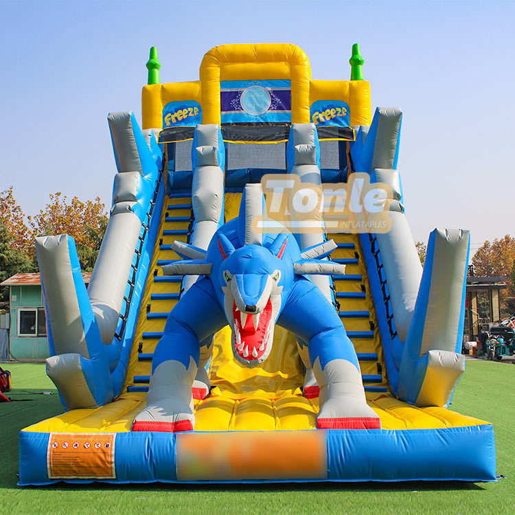 Customized animals inflatable slides for kids and adult