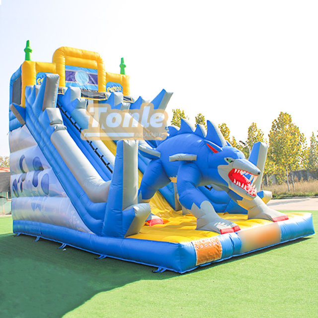 Customized animals inflatable slides for kids and adult