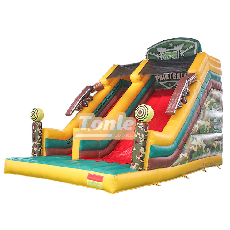 backshot theme inflatable slide