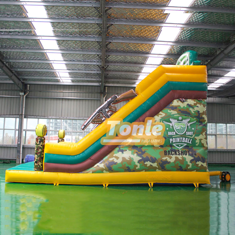 backshot theme inflatable slide