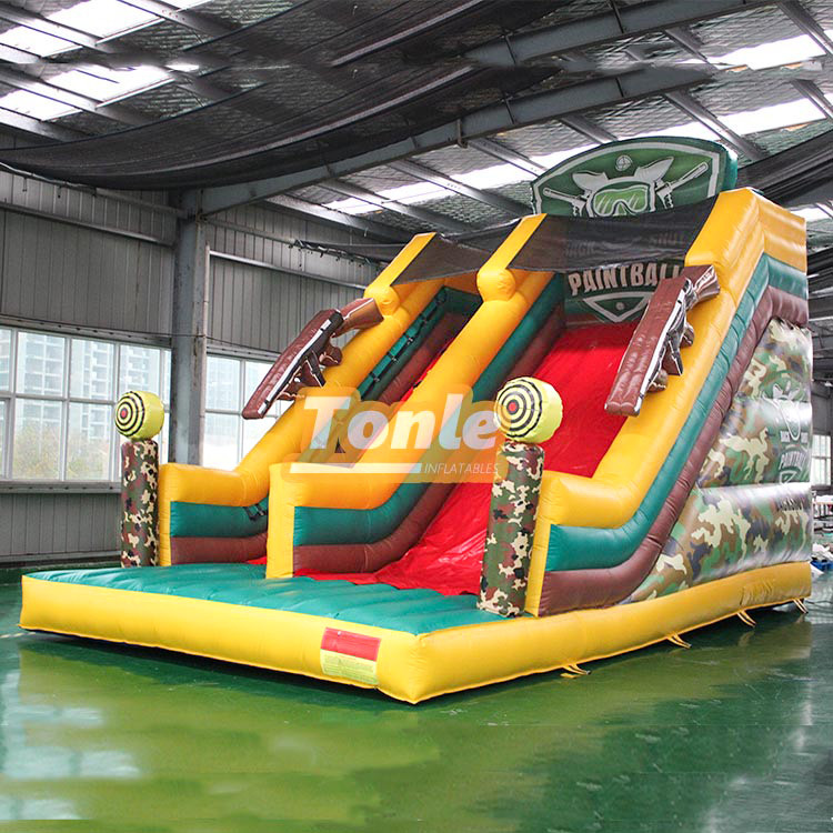 backshot theme inflatable slide