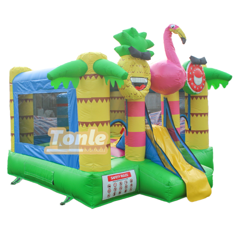 Wholesale Tropical Style Themes theme bouncy castle slide combo