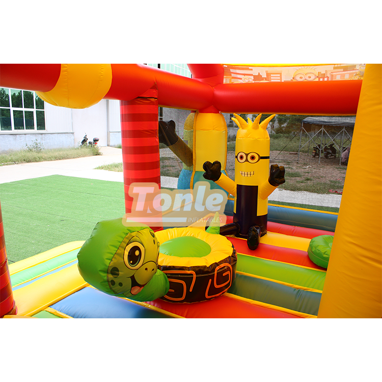 Customized theme kid's small inflatable playground