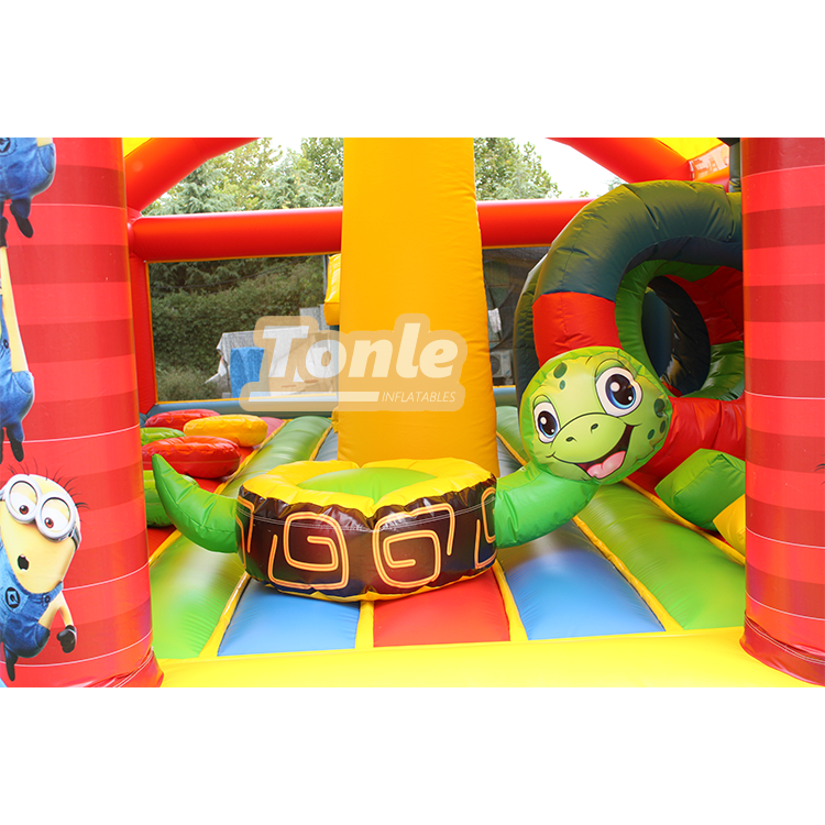 Customized theme kid's small inflatable playground