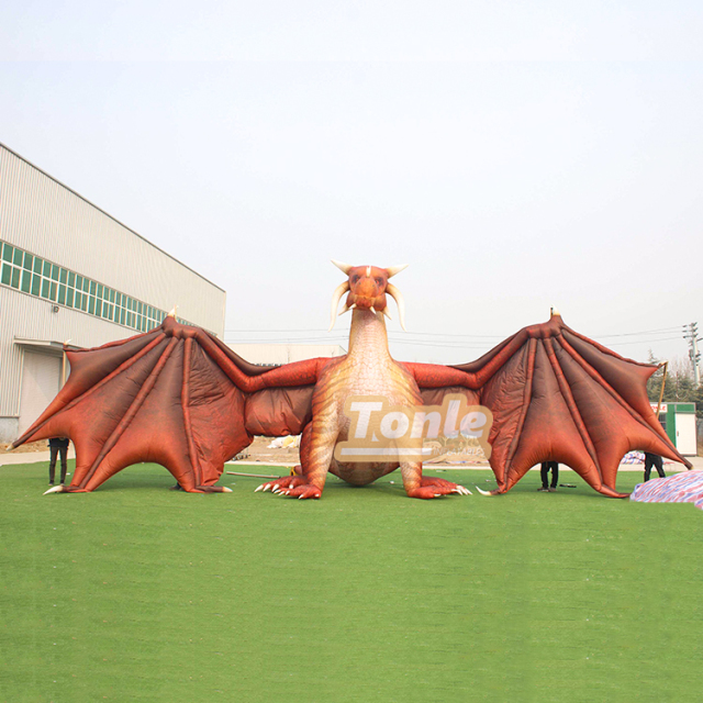 Customized commercial inflatable advertising giant dragon dinosaur