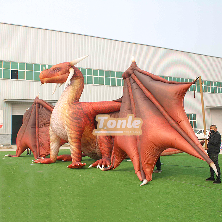 Customized commercial inflatable advertising giant dragon dinosaur