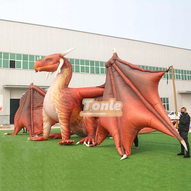 Customized commercial inflatable advertising giant dragon dinosaur