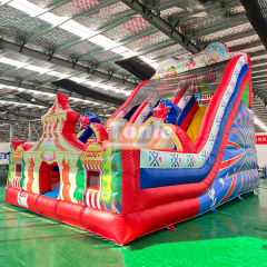 Factory Custom Clown Circus Theme Inflatable Slide