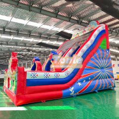 Factory Custom Clown Circus Theme Inflatable Slide