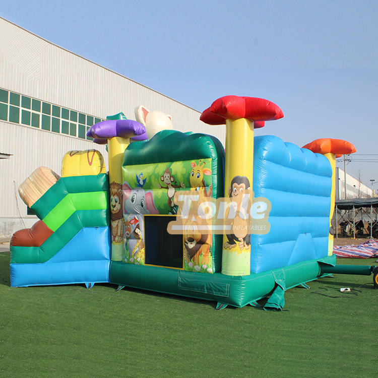 Factory Custom Commercial Animal Inflatable Bounce House Bouncy Castle