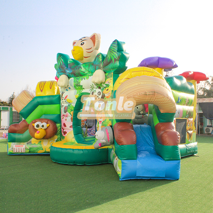 Factory Custom Commercial Animal Inflatable Bounce House Bouncy Castle