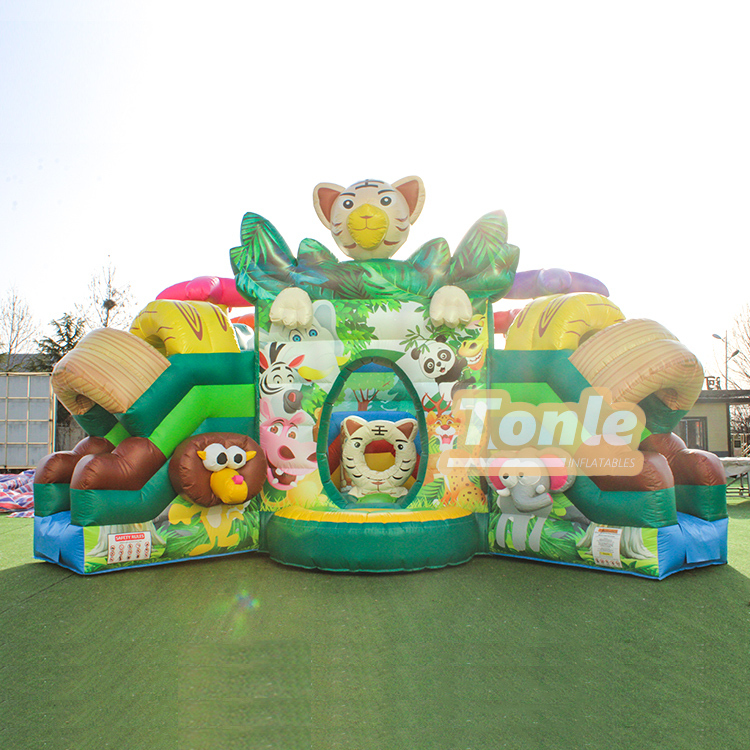 Factory Custom Commercial Animal Inflatable Bounce House Bouncy Castle