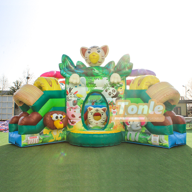 Factory Custom Commercial Animal Inflatable Bounce House Bouncy Castle