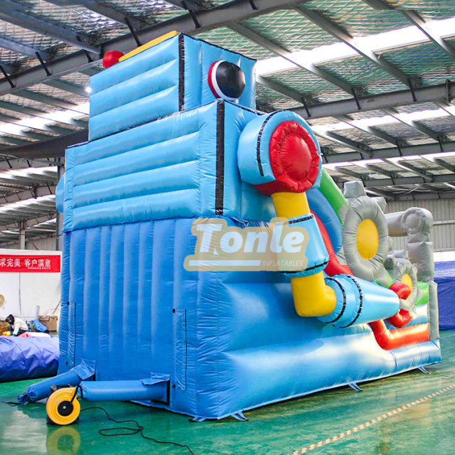 Manufacturer customization 6m/20ft Robot Theme Commercial Inflatable Slide