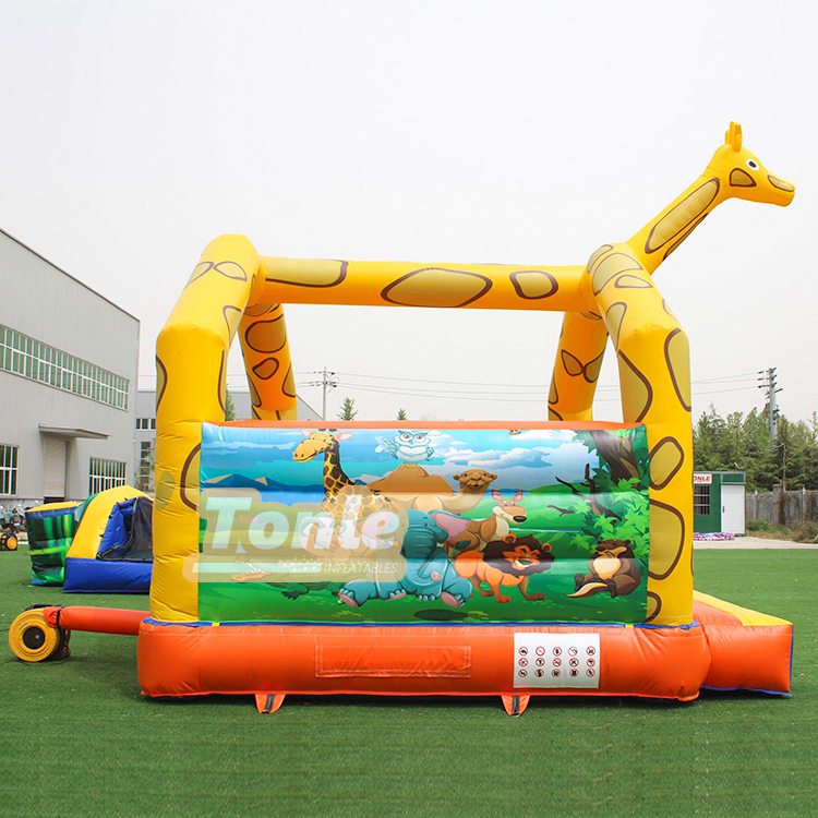 commercial grade Giraffe jumping castle bouncy castle for sale
