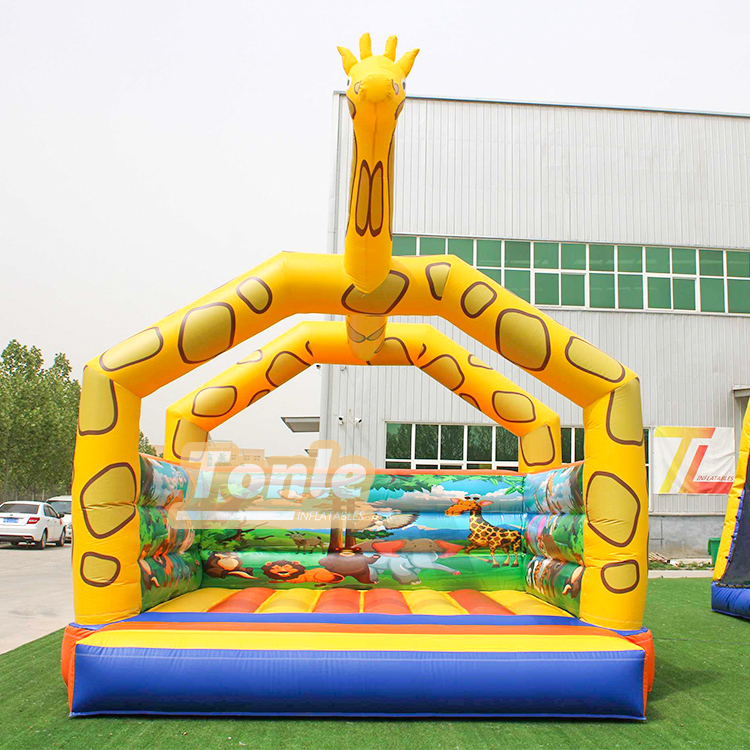 commercial grade Giraffe jumping castle bouncy castle for sale