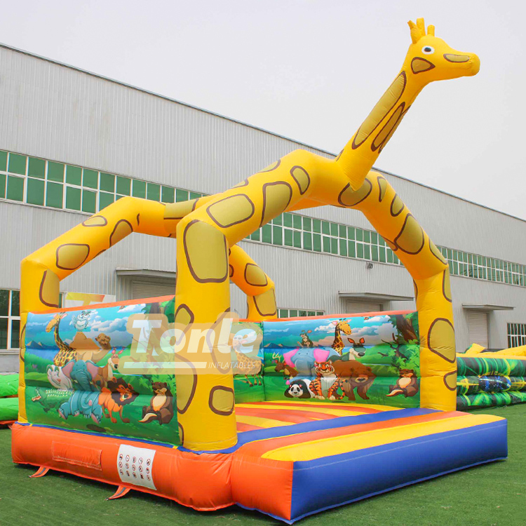 commercial grade Giraffe jumping castle bouncy castle for sale