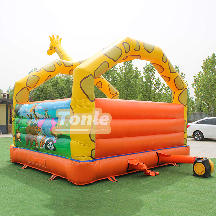 commercial grade Giraffe jumping castle bouncy castle for sale