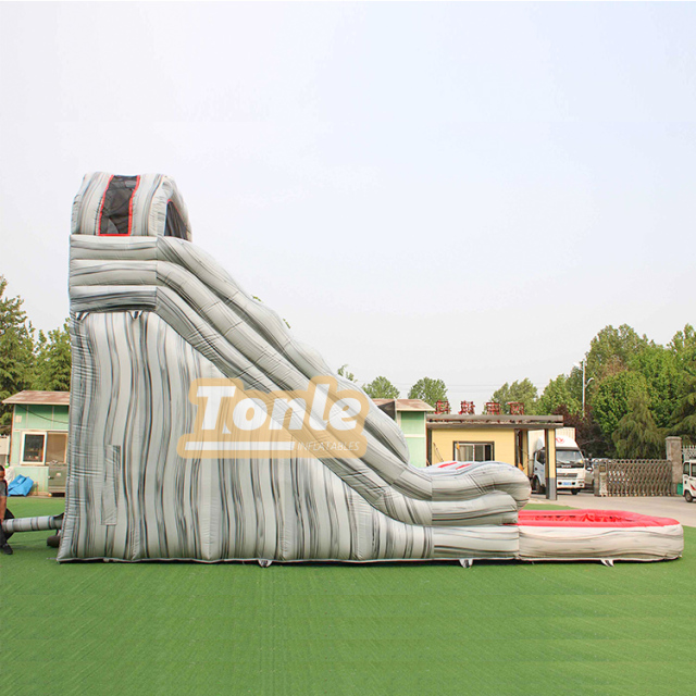 Marble Volcano Themed Water Slide