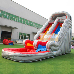 Marble Volcano Themed Water Slide