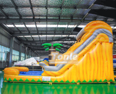 Tropical Palm Tree Themed Water Slide